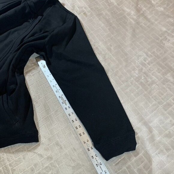 Chicos Weekends Womens XL Sweatshirt Black Full Zip Polyester Blend Lounge Relax - Picture 8 of 12